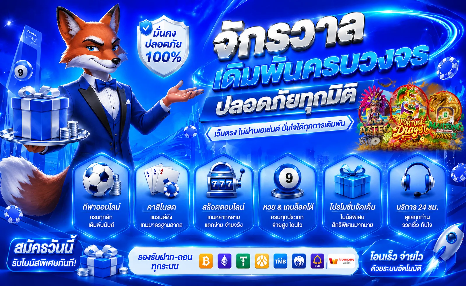 FUNNEMO911 เว็บตรง สล็อต คาสิโน กีฬา หวย ครบจบเว็บเดียว